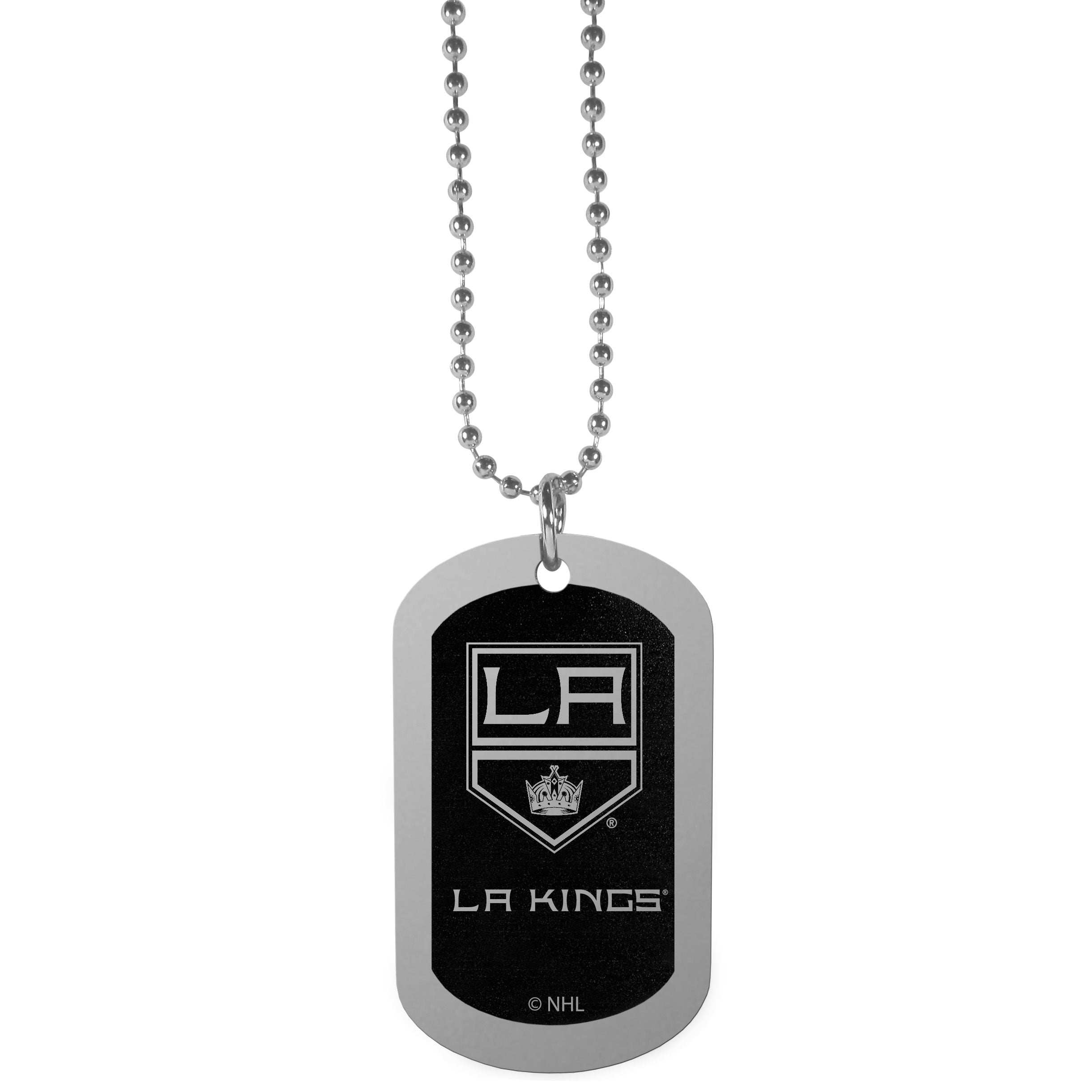 Los Angeles Kings Chrome Tag Necklace - Los Angeles Kings - Flyclothing LLC