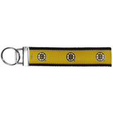 Boston Bruins® Woven Wristlet Key Chain - Siskiyou Buckle