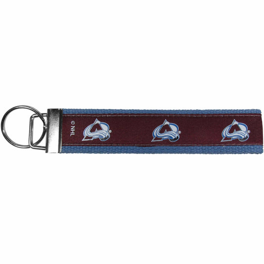 Colorado Avalanche® Woven Wristlet Key Chain - Siskiyou Buckle