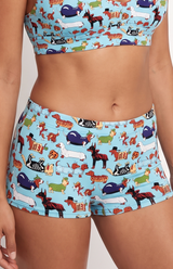 The Halloweenies | Halloween Dogs Modal Boyshort Underwear