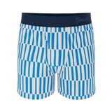 The Hamptons | Blue Mosaic Stripe Boxers - Shinesty - Flyclothing LLC