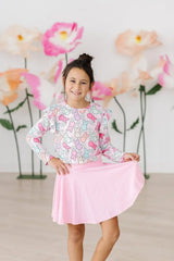 Hangin with My Peeps L/S Ruffle Tee - Mila & Rose ® - Flyclothing LLC