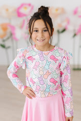 Hangin with My Peeps L/S Ruffle Tee - Mila & Rose ® - Flyclothing LLC