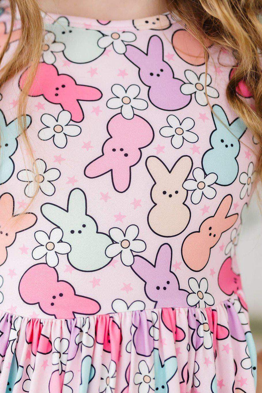 Hangin with my Peeps 3/4 Sleeve Pocket Twirl Dress - Mila & Rose ® - Flyclothing LLC