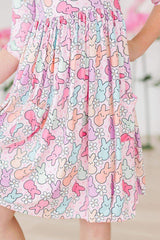 Hangin with my Peeps 3/4 Sleeve Pocket Twirl Dress - Mila & Rose ® - Flyclothing LLC