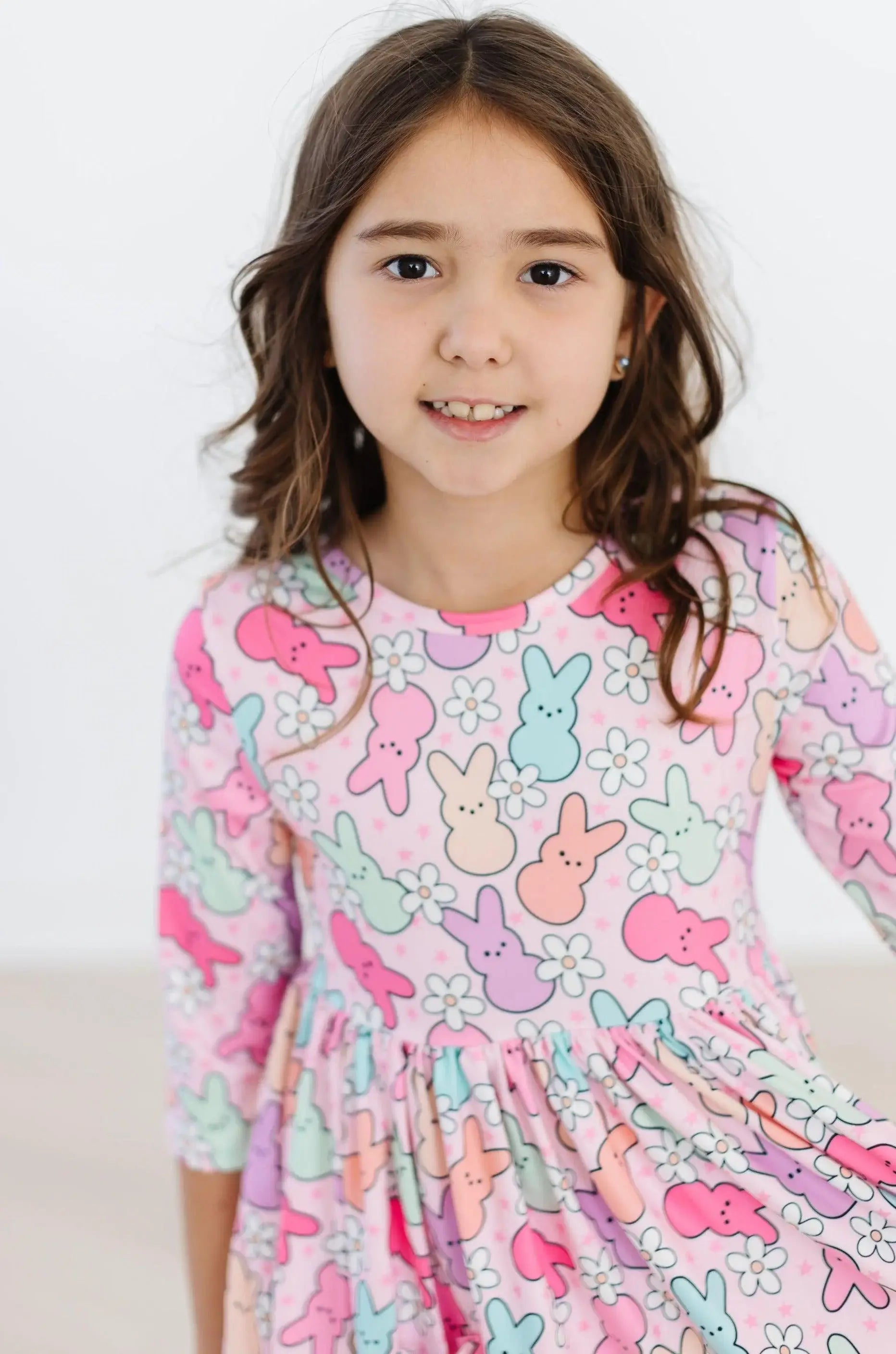 Hangin with my Peeps 3/4 Sleeve Pocket Twirl Dress - Mila & Rose ® - Flyclothing LLC