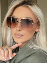 Bella Coffee - Tangle Free Sunglasses - TopFoxx - Flyclothing LLC