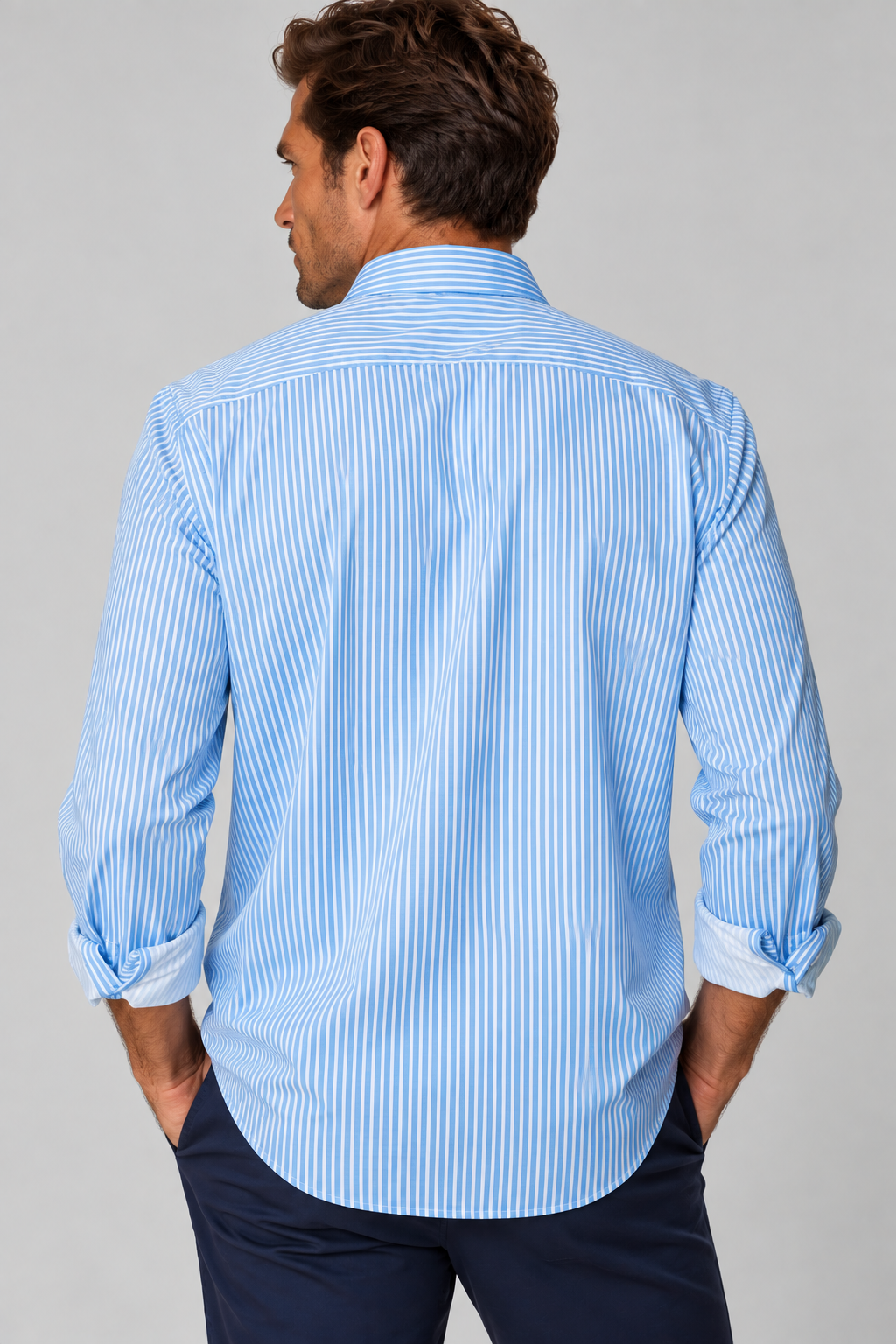 Hansen Stripe Long Sleeve Shirt - Buki - Flyclothing LLC