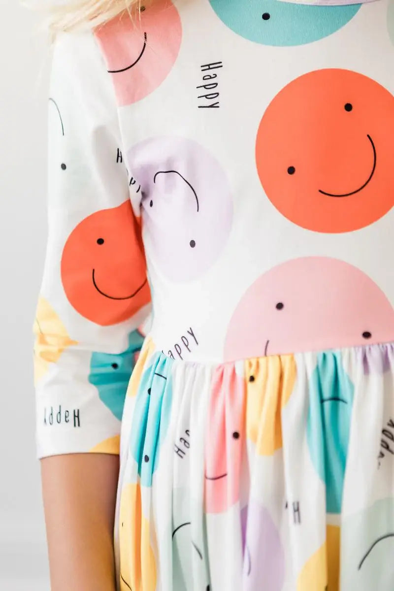 Happy Days 3/4 Pocket Twirl Dress - Mila & Rose ® - Flyclothing LLC