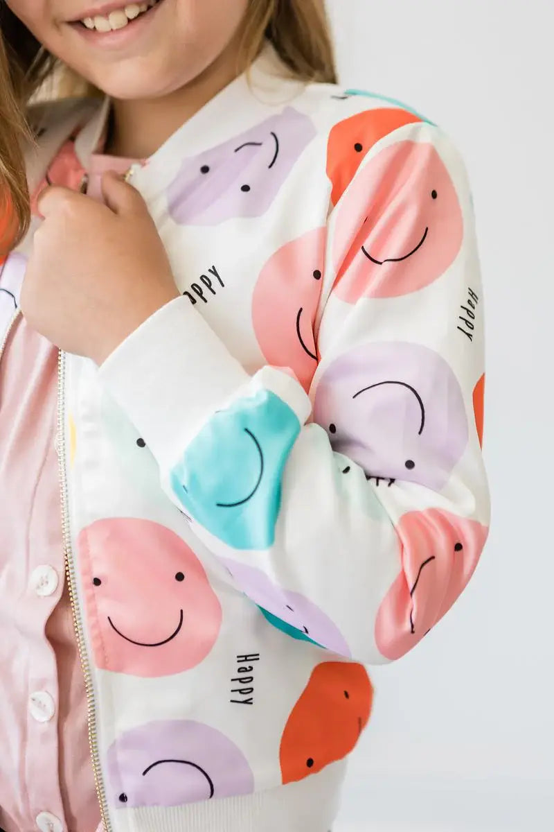 Happy Days Satin Jacket - Mila & Rose ® - Flyclothing LLC