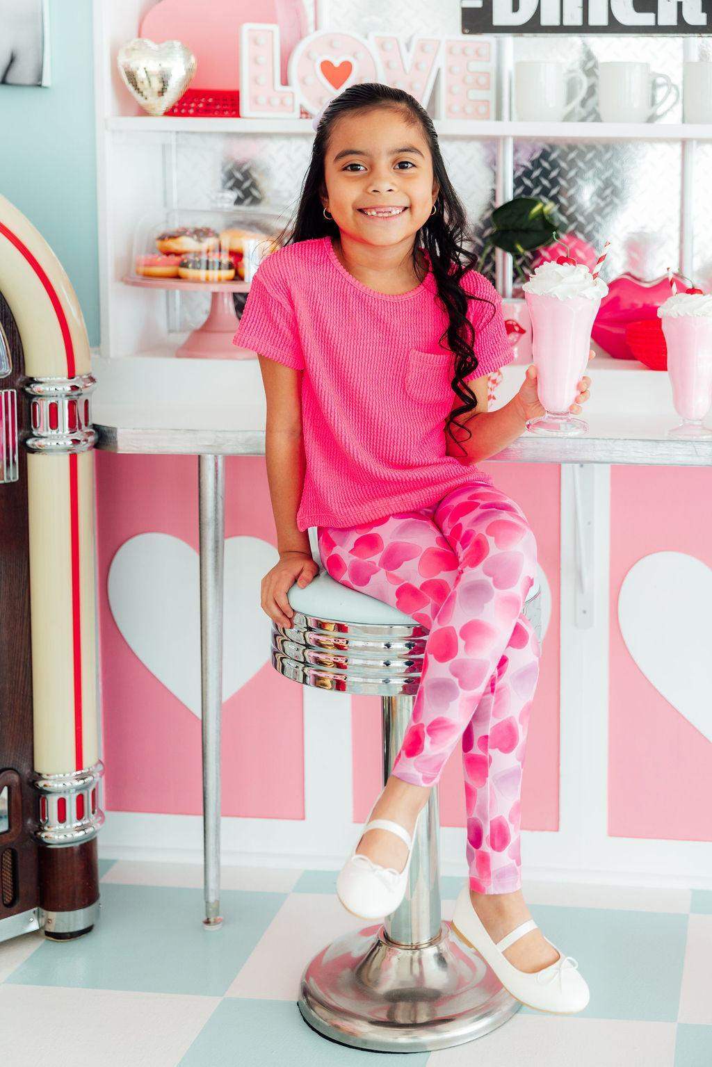 Happy Heart Day Leggings - Mila & Rose ® - Flyclothing LLC