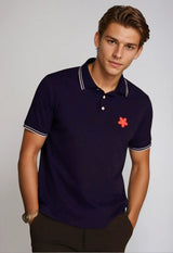 Happy Polo Shirt - Navy - Buki - Flyclothing LLC