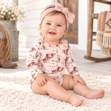 Prairie Princess Baby Girl Western Bamboo Bodysuit 6-12M - Tesa Babe - Flyclothing LLC