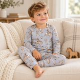 Wild Wrangler Cowboy Western Bamboo Boys Pajama Set 18M-4T - Tesa Babe - Flyclothing LLC