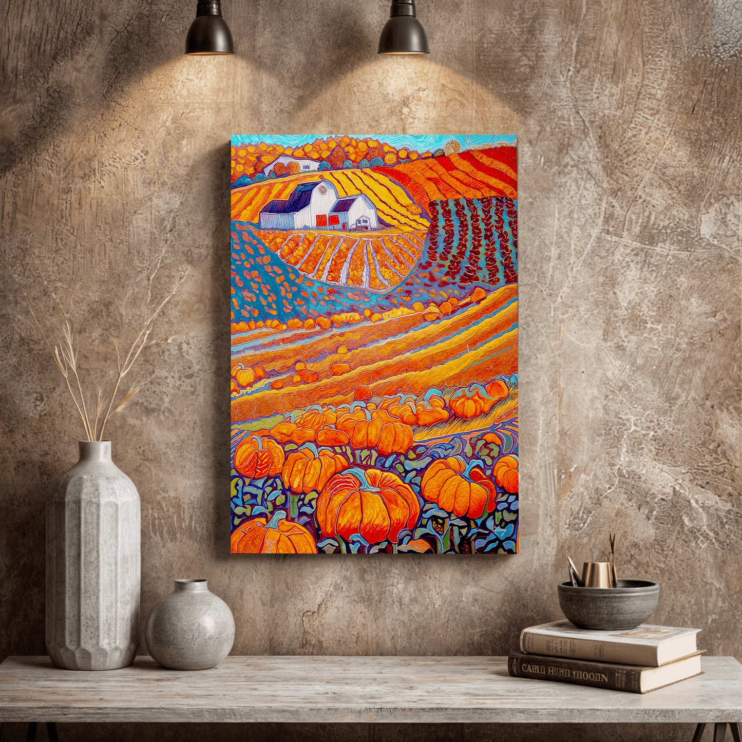 Canvas Print: "Harvest Hues" - Tailored Canvases - Flyclothing LLC