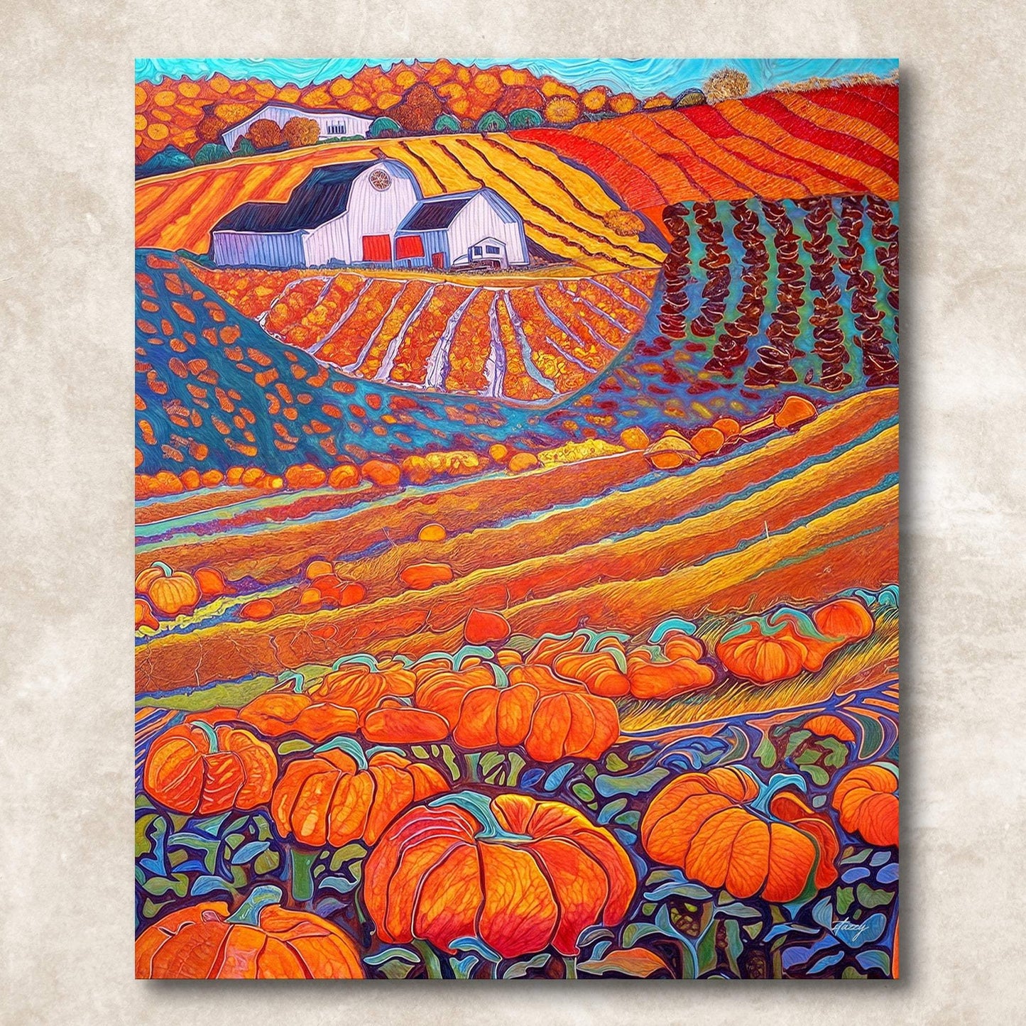 Canvas Print: "Harvest Hues" - Tailored Canvases - Flyclothing LLC