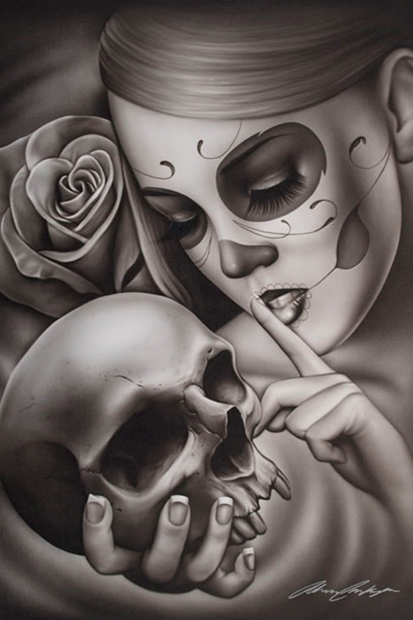 Black Market Art Company Hasta la Muerte Print