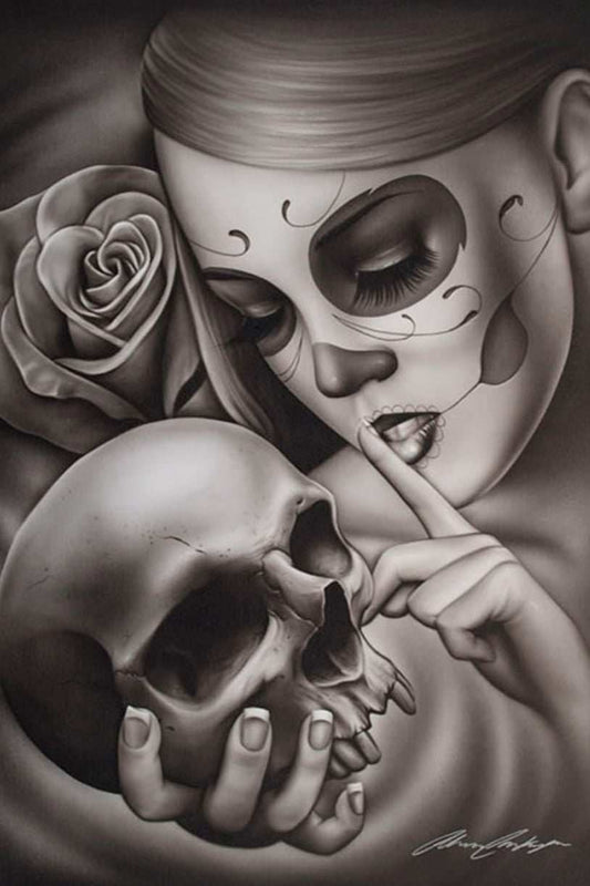 Black Market Art Company Hasta la Muerte Print - Black Market Art Company - Flyclothing LLC
