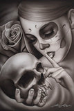 Black Market Art Company Hasta la Muerte Print