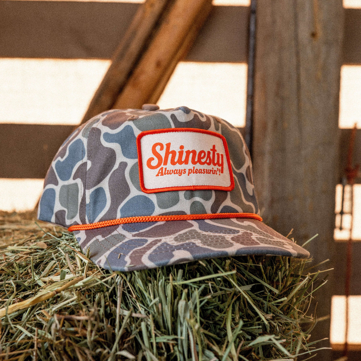The Always Pleasurin' - Camo | Shinesty Camo 5 Panel Canvas Hat - Shinesty - Flyclothing LLC