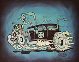 Black Market Art Company Haulin Howard Kraut Print