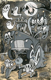 Black Market Art Company Haunt Rod Print