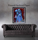 Black Market Art Company Haunted Mansion Bride Print