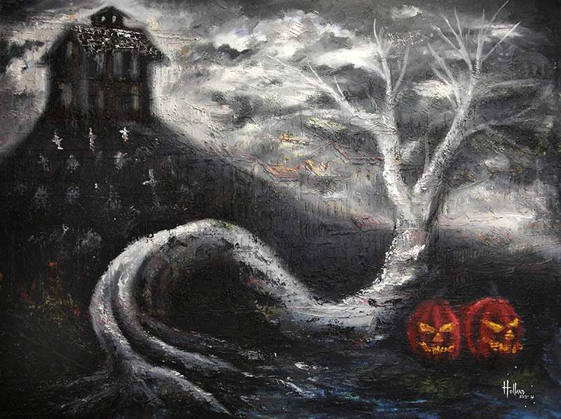 Black Market Art Company Haunted Mansion Print - Black Market Art Company - Flyclothing LLC
