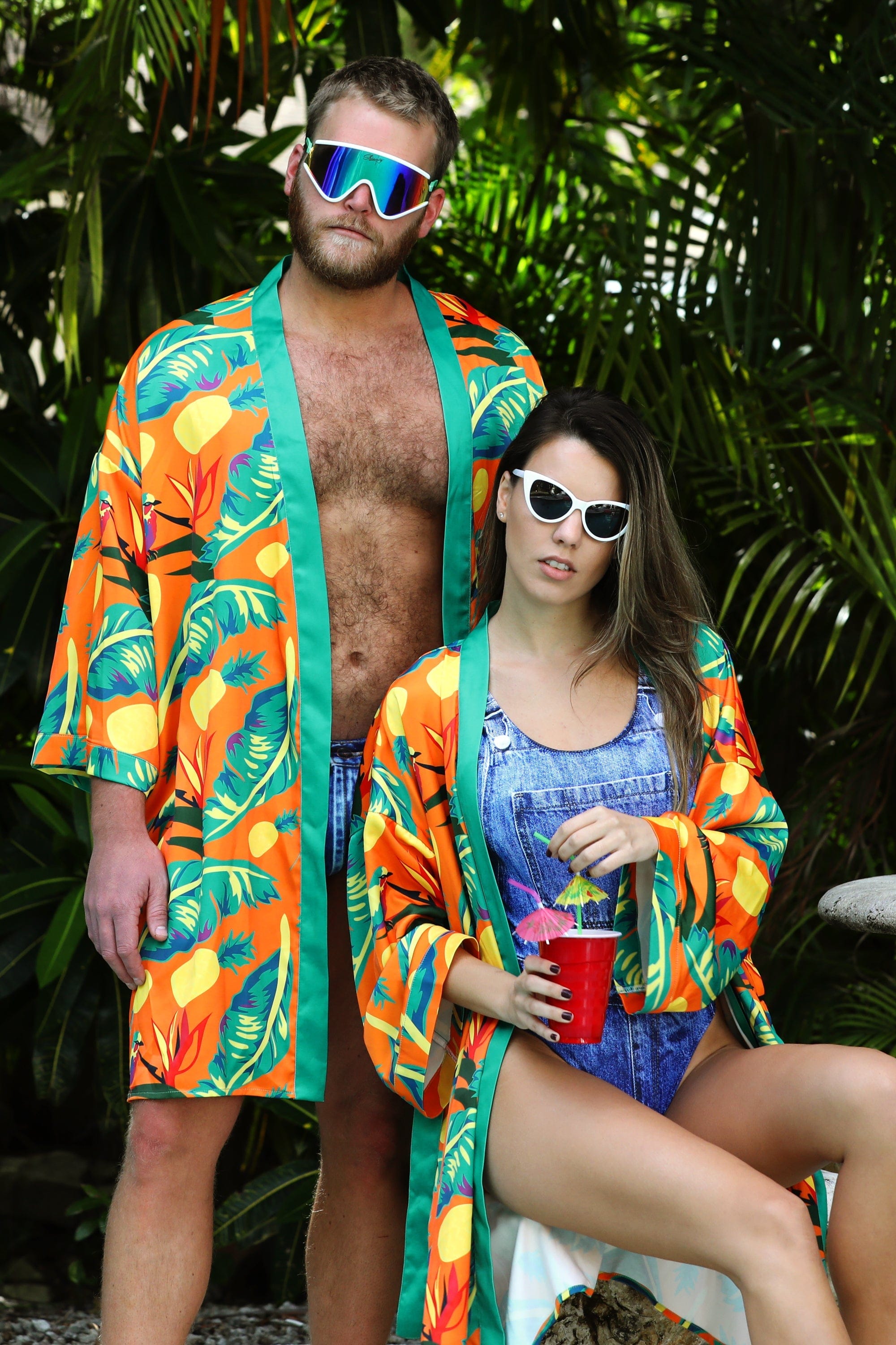 The Cruise Ship Casanova | Hawaiian Party Kimono - Shinesty
