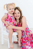 Hawaiian Floral Ruffle Cross Back Romper - Mila & Rose ® - Flyclothing LLC