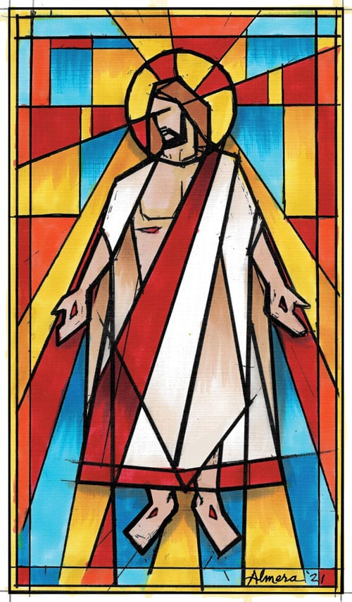 Black Market Art Company He is Risen Print