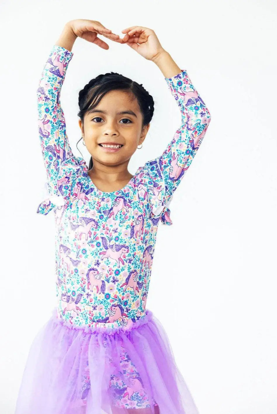 Head in the Clouds L/S Flutter Sleeve Leotard - Mila & Rose ® - Flyclothing LLC