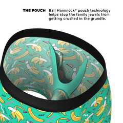 The Health Class | Retro Banana Ball Hammock® Pouch Underwear With Fly - Shinesty