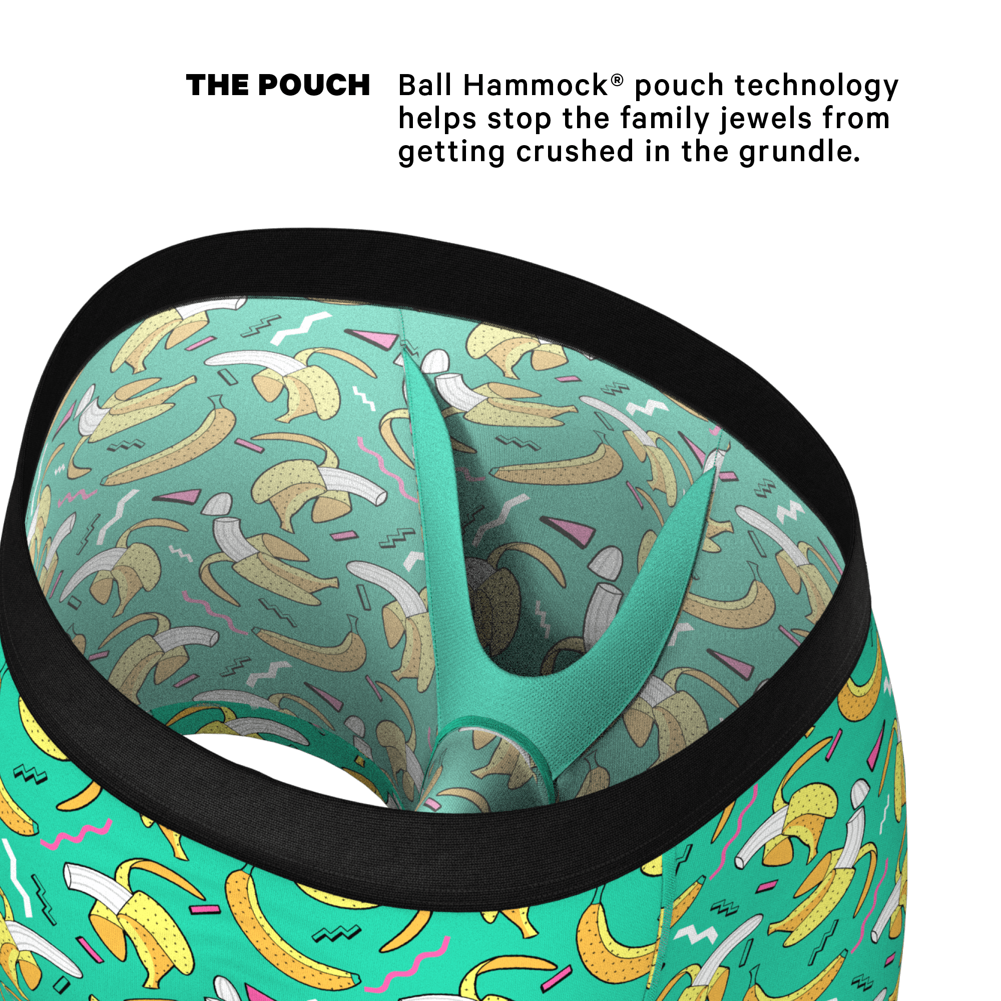 The Health Class | Retro Banana Ball Hammock® Pouch Underwear - Shinesty