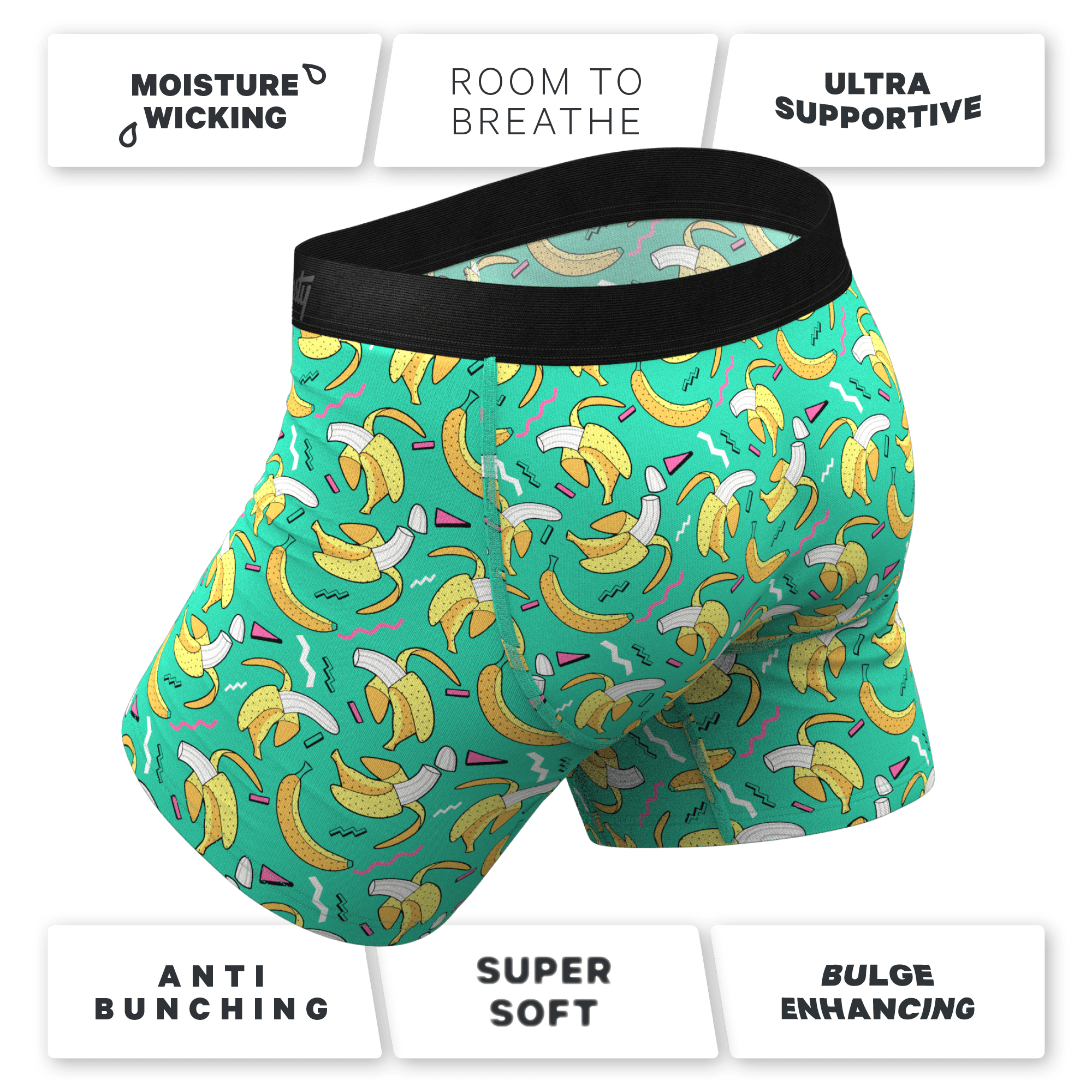 The Health Class | Retro Banana Ball Hammock® Pouch Underwear - Shinesty