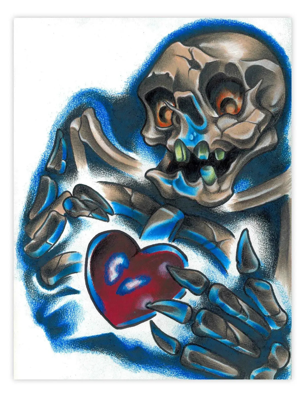 Black Market Art Company Heart Broke Print - Black Market Art Company - Flyclothing LLC