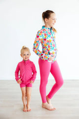 Heart Hustle Full-Zip Ruffle Active Jacket - Mila & Rose ® - Flyclothing LLC