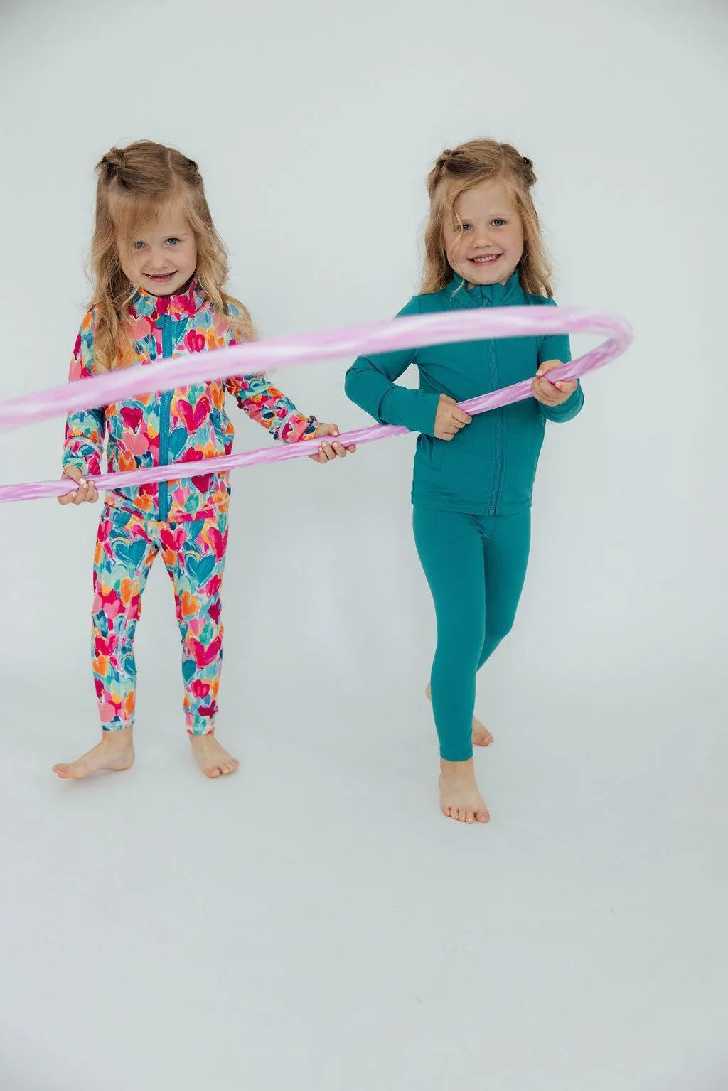 Heart Hustle Full-Zip Ruffle Active Jacket - Mila & Rose ® - Flyclothing LLC