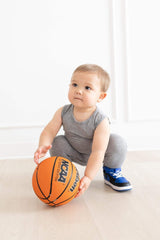 Heather Gray Tank One-Piece Jogger - Mila & Rose ® - Flyclothing LLC