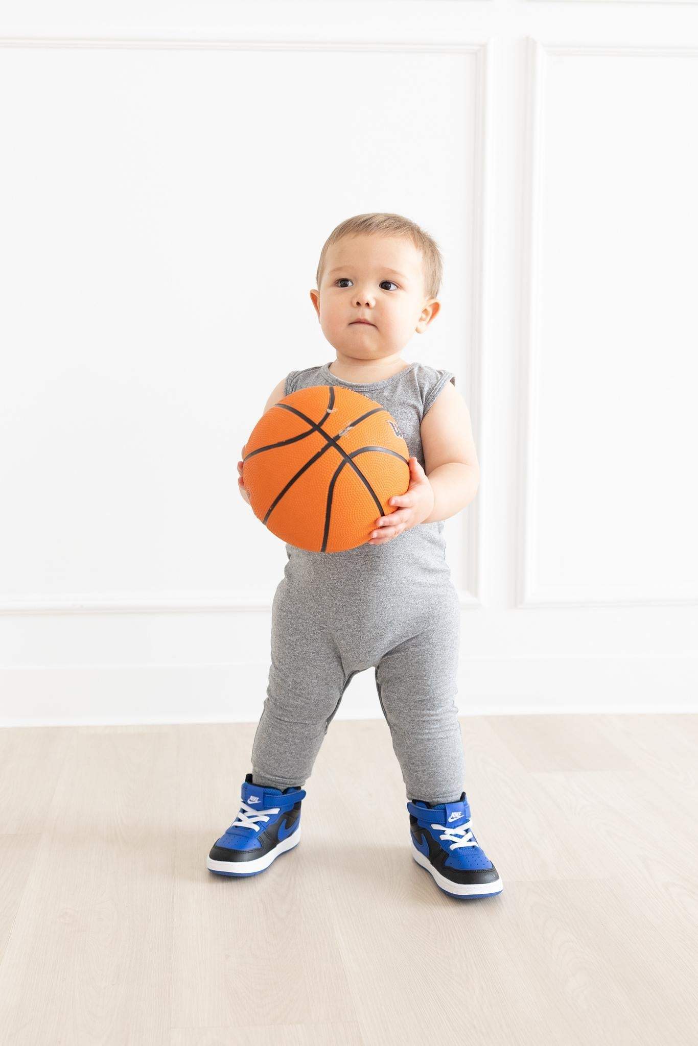 Heather Gray Tank One-Piece Jogger - Mila & Rose ® - Flyclothing LLC