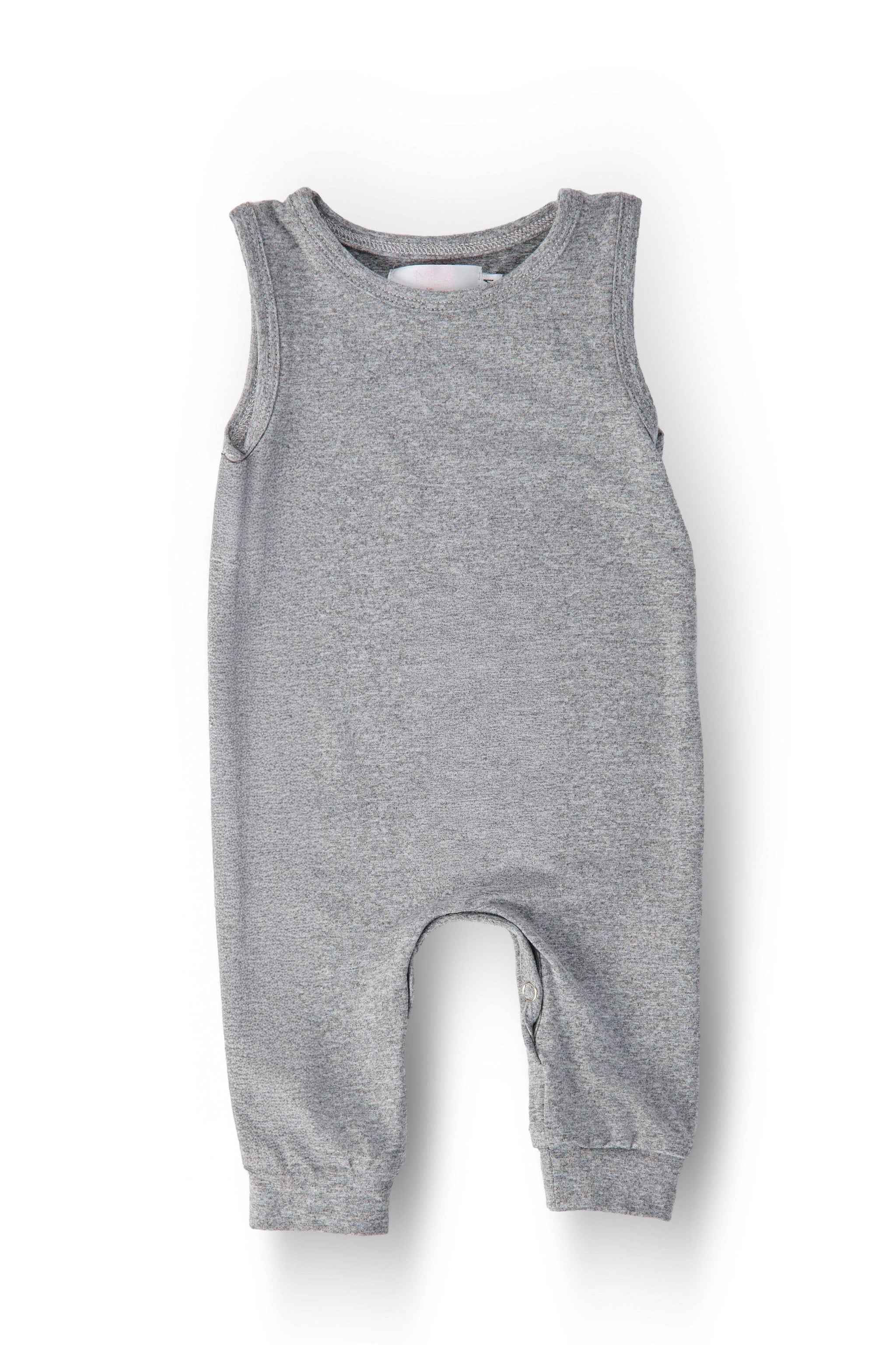 Heather Gray Tank One-Piece Jogger - Mila & Rose ® - Flyclothing LLC