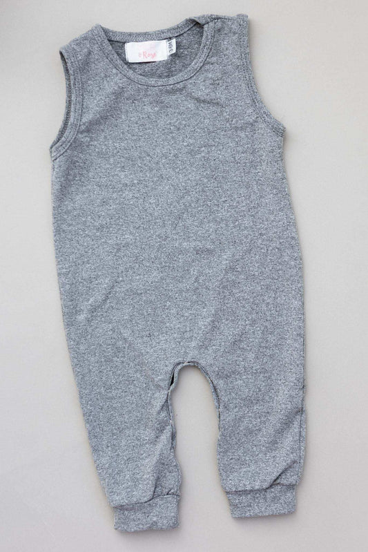 Heather Gray Tank One-Piece Jogger - Mila & Rose ® - Flyclothing LLC