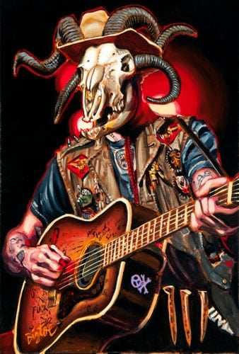 Black Market Art Company Hell Billy Print - Black Market Art Company - Flyclothing LLC