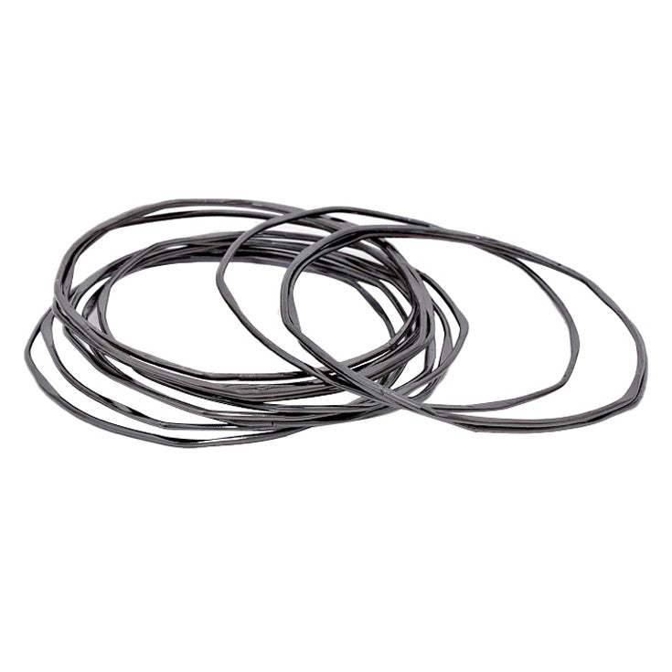 12PCS Metal Stackable Bangle Bracelets - Madeline Love - Flyclothing LLC
