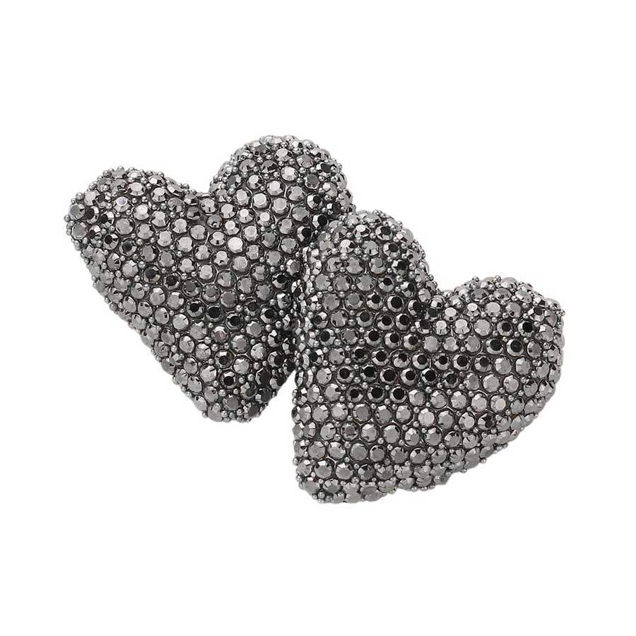 Bling Heart Earrings - Madeline Love - Flyclothing LLC
