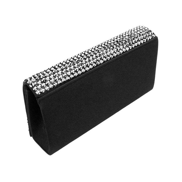 Bling Studded Evening Clutch Crossbody Bag - Madeline Love - Flyclothing LLC