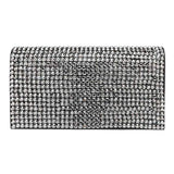 Bling Studded Evening Clutch Crossbody Bag - Madeline Love - Flyclothing LLC