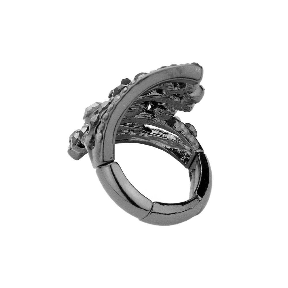 Bubble Stone Cluster Stretch Ring - Madeline Love - Flyclothing LLC