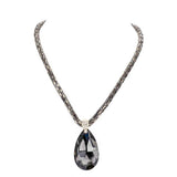 Teardrop Pendant Bling Necklace - Madeline Love - Flyclothing LLC