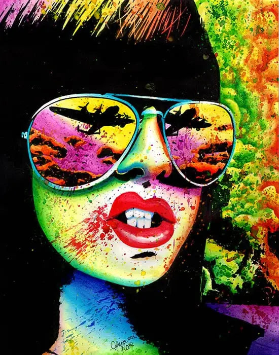 Black Market Art Company Here Come The Bombs Print - Black Market Art Company - Flyclothing LLC